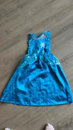Elsa en anna frozen prinsessenjurk blauw, Ophalen of Verzenden, Gebruikt, Meisje