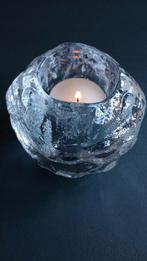 Kosta Boda Snowball, kristalglas waxinelichthouder Zweden, Ophalen of Verzenden