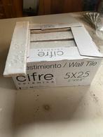 Witte Cifre Wandtegels 5x25 cm - Nieuw in doos!, Nieuw, 20 tot 40 cm, Minder dan 5 m², Wandtegels