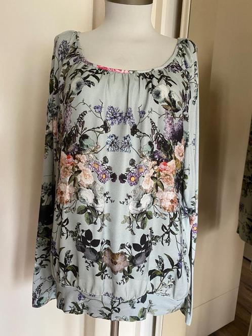 top Expresso 44 mistygreen, Kleding | Dames, Tops, Zo goed als nieuw, Maat 42/44 (L), Groen, Lange mouw, Verzenden