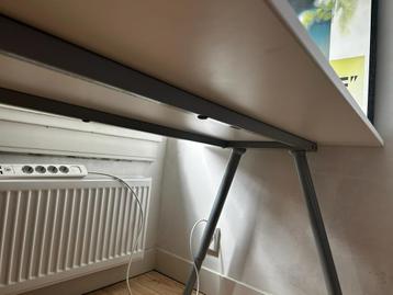 Ikea Galant - verstelbaar bureau met wit blad - afbeelding 2