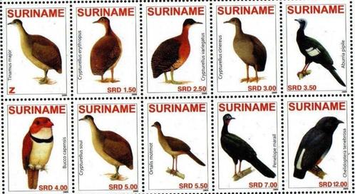 SURINAME 69 - Dieren: vogels, Postzegels en Munten, Postzegels | Thematische zegels, Postfris, Dier of Natuur, Ophalen of Verzenden