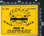 Sticker: Disco Drive-in Show Atlantic - Nistelrode (4), Verzamelen, Stickers, Ophalen of Verzenden, Zo goed als nieuw, Bedrijf of Vereniging