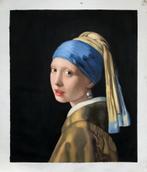 Vermeer, Meisje met de parel, reproductie, olieverf, Verzenden