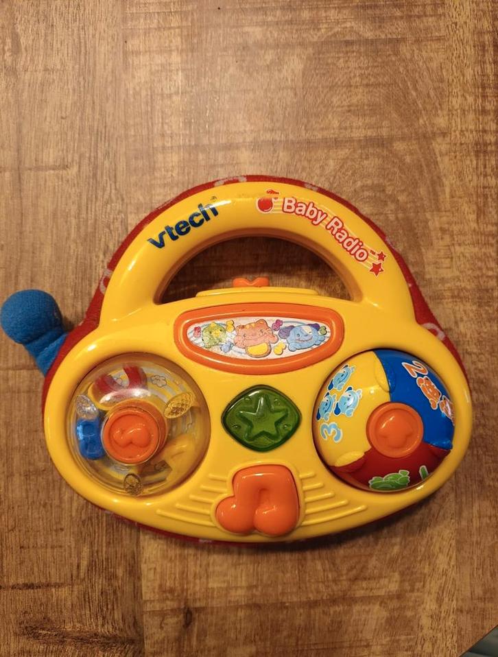 Vtech, baby 'radio' speeltje met geluid, Kinderen en Baby's, Speelgoed | Vtech, Zo goed als nieuw, 6 maanden tot 2 jaar, Ophalen of Verzenden