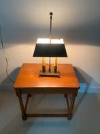 Vintage Rechtbank Lamp, Ophalen of Verzenden, Gebruikt, Metaal, Minder dan 50 cm