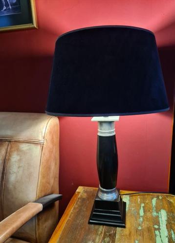Luxe Zwart-Chroom Schemerlamp | 62 cm | €50 Vast beschikbaar voor biedingen