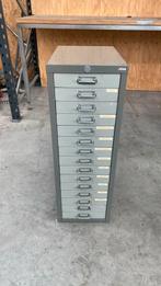 Industriële metalen ladekast Backfield - 15 lades, Huis en Inrichting, Kasten | Ladekasten, Ophalen, Minder dan 50 cm, Gebruikt