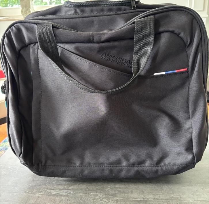 American Tourister laptop/rolkoffer, Computers en Software, Laptoptassen, Zo goed als nieuw, Trolleytas, 16 inch, Ophalen