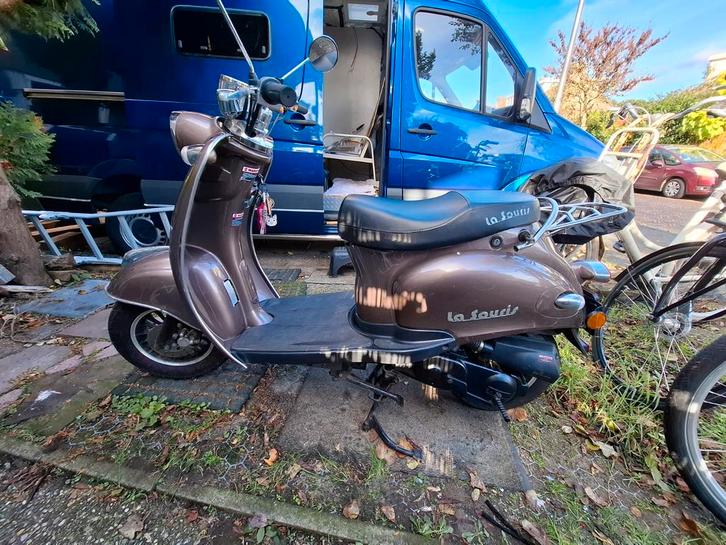 La Souris Trendy Retro - Weinig KM, Nieuwe Accu, Fietsen en Brommers, Brommeronderdelen | Scooters, Gebruikt, Overige merken, Overige typen
