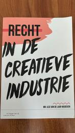 Ilse van de Laar-Wijdeven - Recht in de creatieve industrie, Ophalen of Verzenden, Zo goed als nieuw, Ilse van de Laar-Wijdeven
