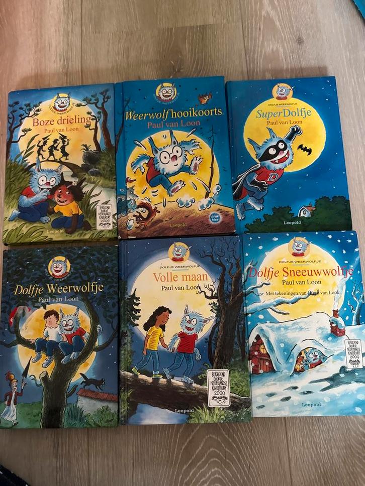 Dolfje Weerwolfje - 6 Boeken Paul van Loon, Boeken, Kinderboeken | Jeugd | onder 10 jaar, Gelezen, Fictie algemeen, Ophalen of Verzenden