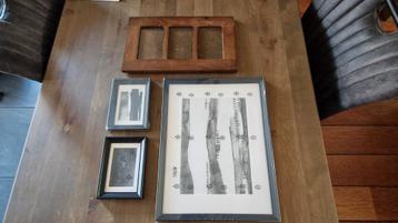 4x fotolijstjes beschikbaar voor biedingen