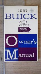 1967 Buick Riviera. First edition, Owner's Manual., Verzenden