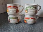 4 vintage soepkommen, Huis en Inrichting, Keuken | Servies, Onbekend, Ophalen of Verzenden, Zo goed als nieuw, Kom(men)