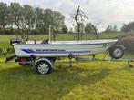 Console tourboot Visboot Aluminium 400 Sportsman Linder, Watersport en Boten, Vis- en Consoleboten, Benzine, Buitenboordmotor