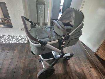 Kinderwagen 2-in-1 Groen - Reiswieg & Wandelwagen beschikbaar voor biedingen