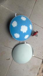 Plafond lamp wolken vliegtuig babylamp, Ophalen, Gebruikt, Lamp