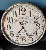 Grote wandklok Kensington station London, 50cm, Huis en Inrichting, Woonaccessoires | Klokken, Zo goed als nieuw, Ophalen