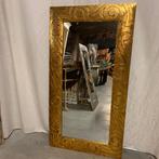Spiegel – houten lijst – Goud - 150 x 80 cm - TTM Wonen, Www.ttmwonen.nl, Nieuw, Ophalen of Verzenden, Info@ttmwonen.nl