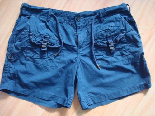 Blauwe korte broek van Silver Creek, maat 38, Kleding | Dames, Broeken en Pantalons, Zo goed als nieuw, Maat 38/40 (M), Blauw