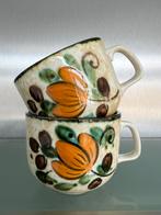 Vintage BOCH Belgium La Louviere Corfou 2 Cup jaren `70, Antiek en Kunst, Antiek | Servies los, Ophalen of Verzenden