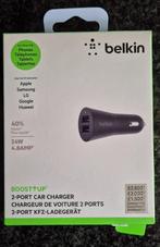 Belkin 4.8 Amp/24W Dual USB Car Charger, Ophalen of Verzenden, Nieuw