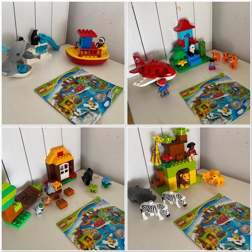 Lego Duplo 10805 rond de wereld, Kinderen en Baby's, Speelgoed | Duplo en Lego, Zo goed als nieuw, Duplo, Complete set, Ophalen of Verzenden