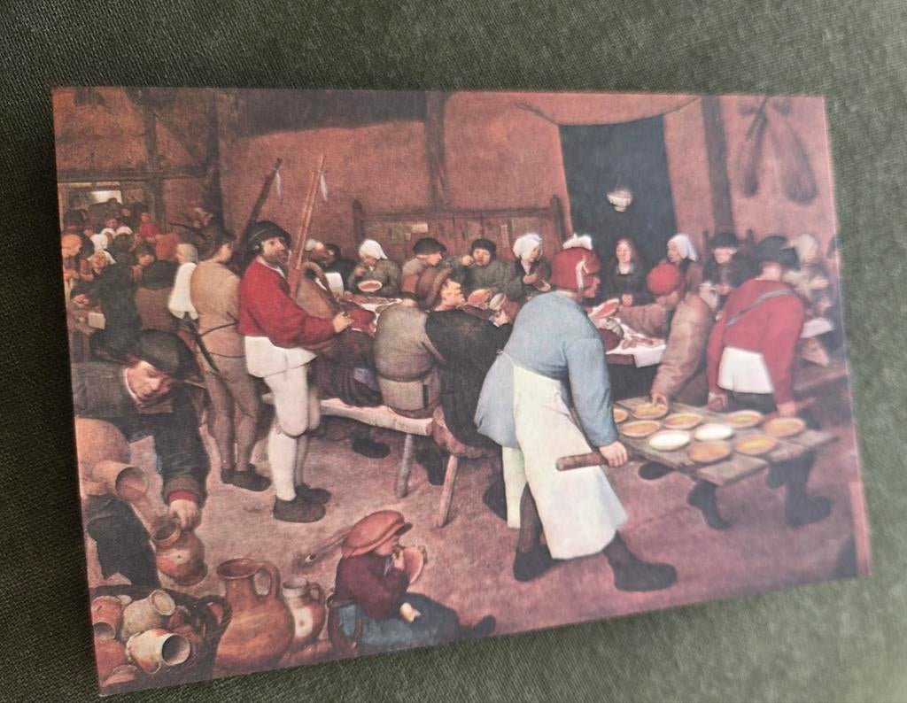 De Boerenbruiloft - Pieter Bruegel de Oude, Verzenden, Ongelopen, Overige thema's