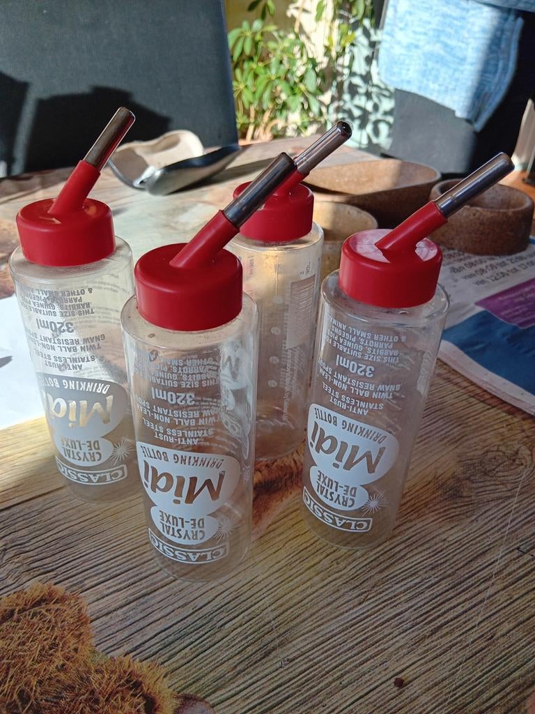 Drinkfles voor konijnen 320 ml, Dieren en Toebehoren, Ophalen of Verzenden, Gebruikt, Overige typen