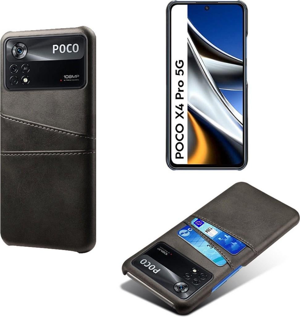 Backcover+Screenprotector voor Xiaomi Poco X4 Pro 5G _ Zwart, Verzenden, Nieuw, Hoesje of Tasje
