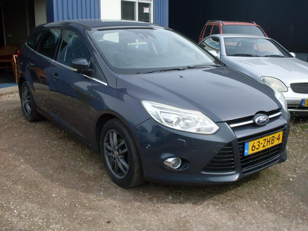 Ford Focus 1.6 Tdci 77KW Wagon 2012 Grijs, 4 cilinders, Origineel Nederlands, 1560 cc, Zilver of Grijs
