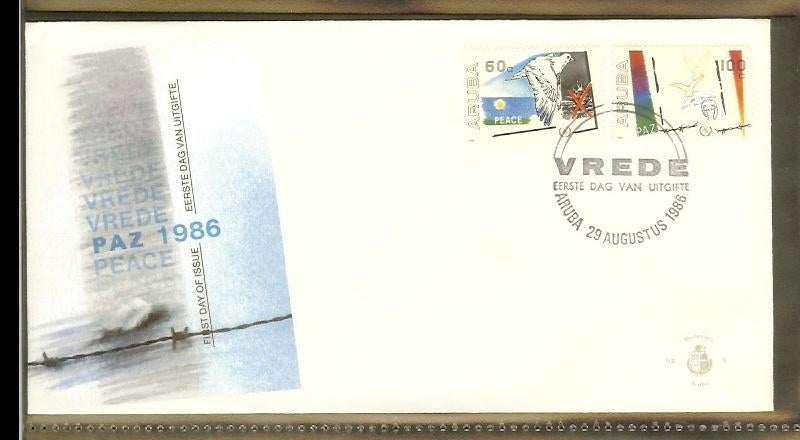 Uitzoeken FDC's Aruba, Postzegels en Munten, Postzegels | Eerstedagenveloppen, Ophalen of Verzenden, Onbeschreven, Nederland