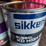 Sikkens rubbol xd high gloss ral 7016( antracietgrijs), Nieuw, Ophalen of Verzenden, Lak, Grijs