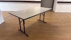 Klaptafel 160x80 stalen poten 8 stuks, Huis en Inrichting, Tafels | Eettafels, Ophalen, 50 tot 100 cm, Zo goed als nieuw, 150 tot 200 cm