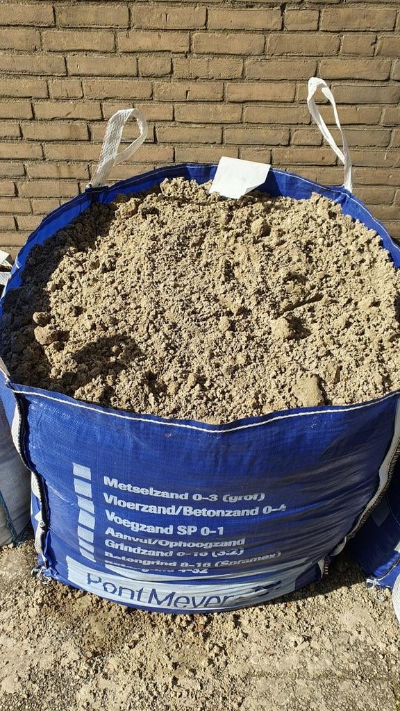 Gratis ophoogzand / geel zand (excl. big bag), Ophalen, Ophoogzand