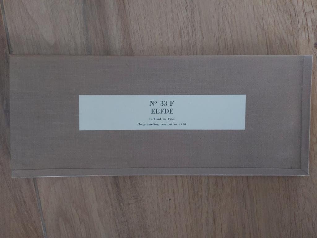 33F Eefde Bethmen Almen Gorssel  Stafkaart uit 1957, Topografische Dienst Nederland, Ophalen of Verzenden, 1800 tot 2000, Nederland