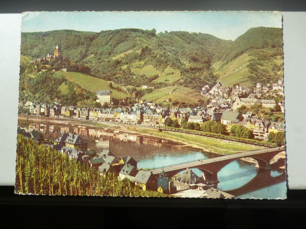 ansichtkaart Cochem an der Mosel Duitsland, Ophalen of Verzenden, 1960 tot 1980, Gelopen, Duitsland