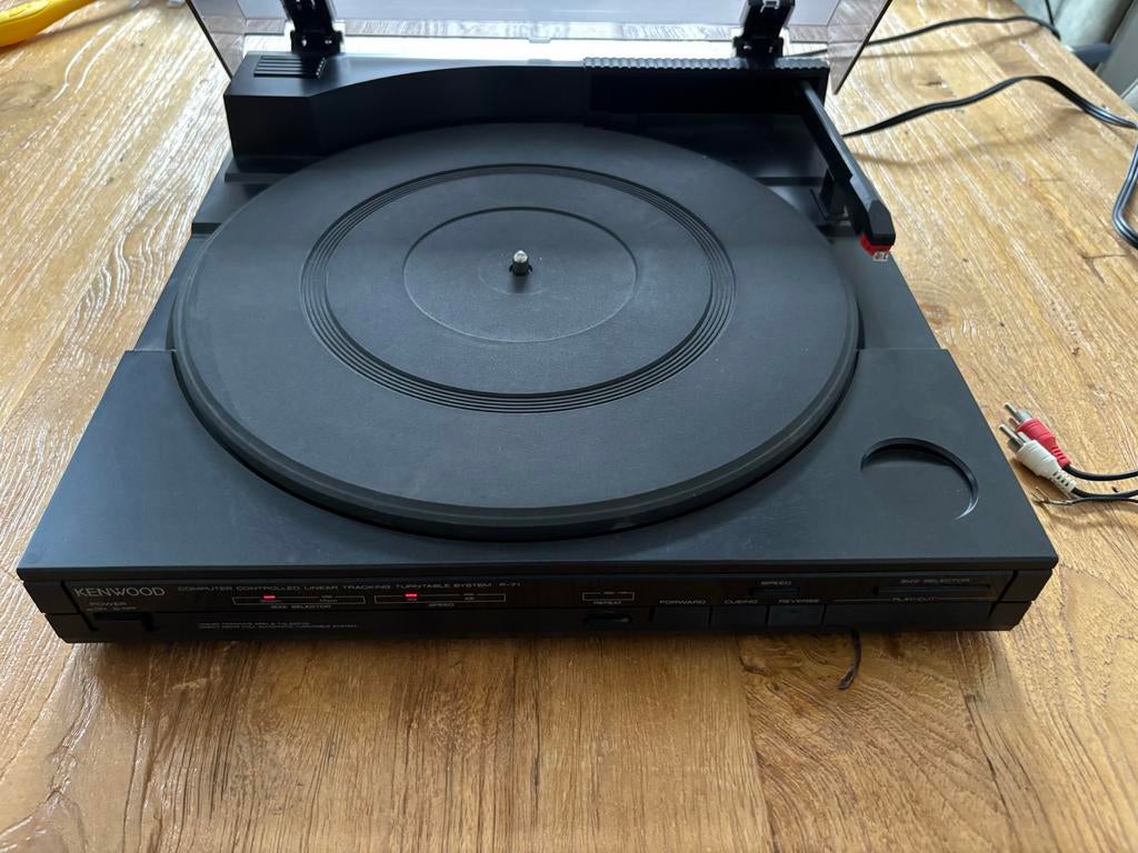 Vintage Platenspeler Kenwood P-71, Gebruikt, Automatisch, Platenspeler, Ophalen