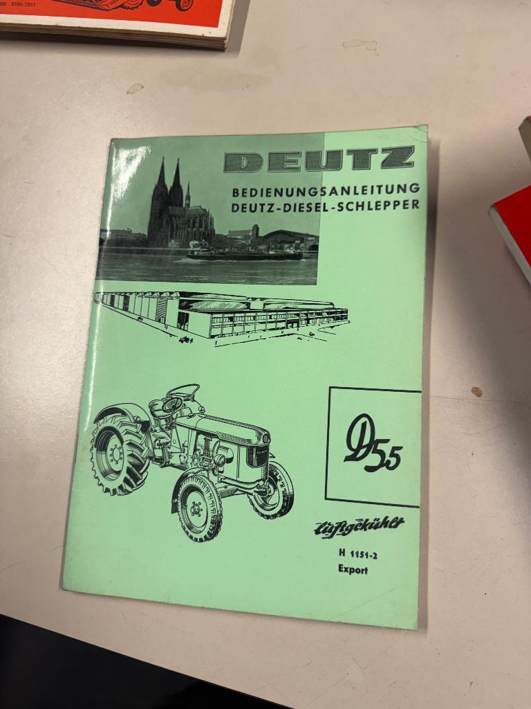 Bedienings handleiding deutz d55, Ophalen of Verzenden