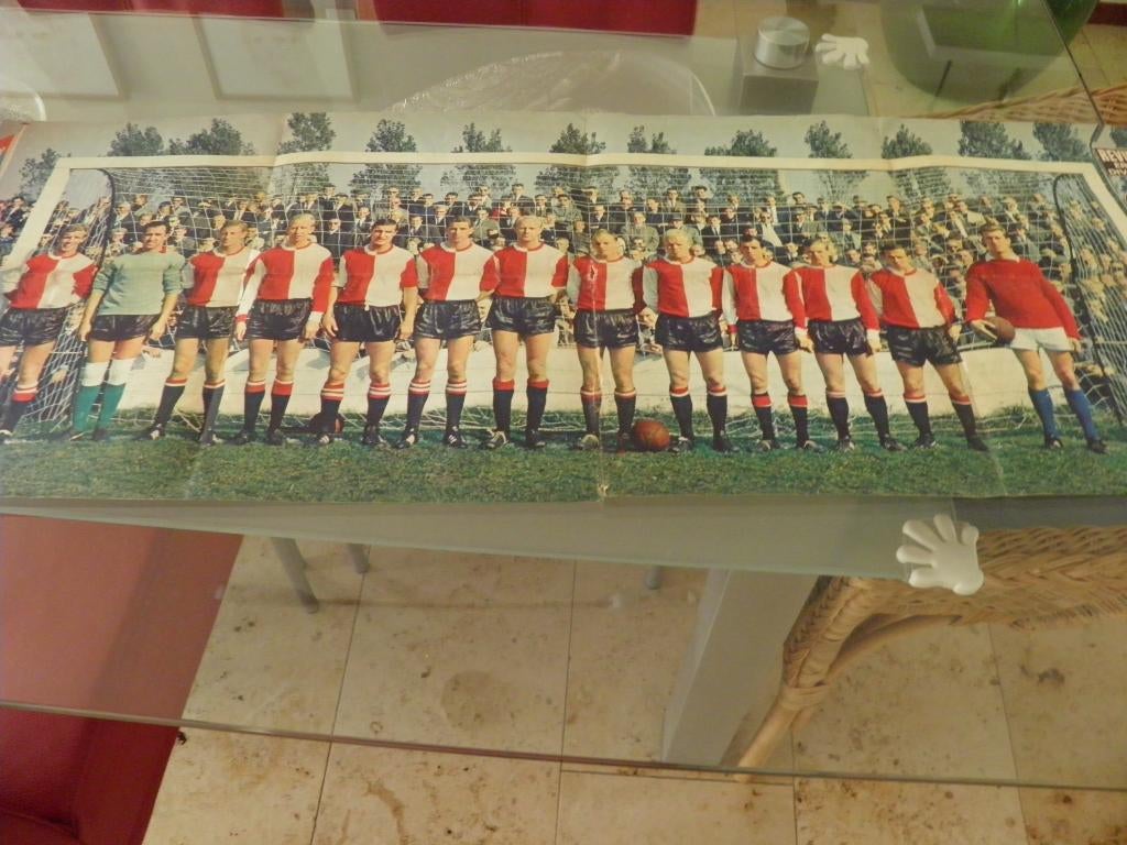 oude plaat van feijenoord, Ophalen, Gebruikt, Overige binnenlandse clubs, Poster, Plaatje of Sticker