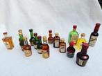 Verzameling van 18 miniatuur drankflesjes cognac e.d., Ophalen of Verzenden