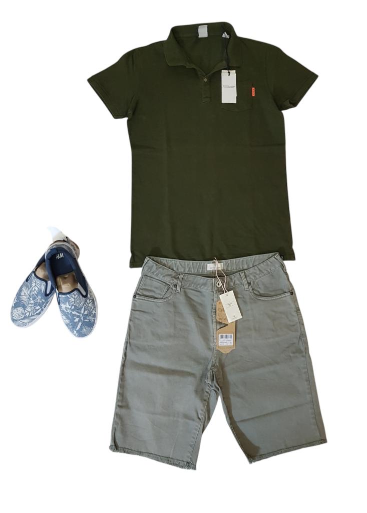 Mooie army groene SCOTCH SHRUNK polo maat 16/176. NIEUW!, Kinderen en Baby's, Kinderkleding | Maat 176, Verzenden, Shirt of Longsleeve