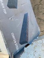 Nieuw! Cortenstaal lijngootjes (afwatering) - ruim 1.5 meter, Tuin en Terras, Tegels en Klinkers, Ophalen, Gebruikt, Overige materialen