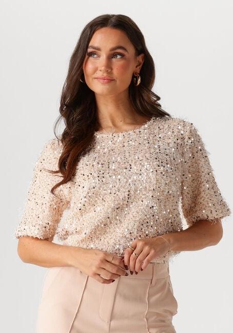 Nukus top met pailletten in Nieuwstaat, Maat XXL, Kleding | Dames, Tops, Beige, Maat 46/48 (XL) of groter, Ophalen of Verzenden
