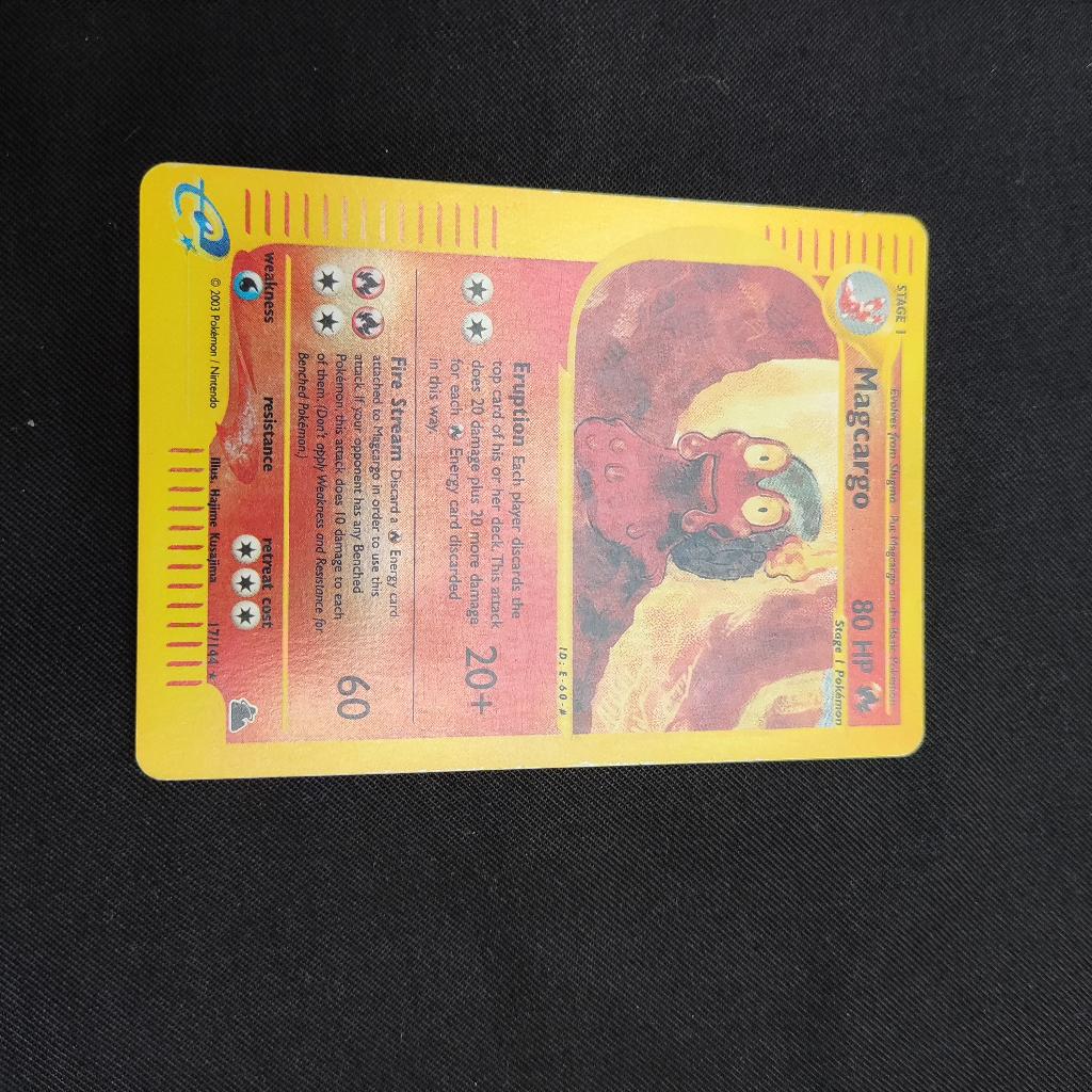 magcargo 17/144 reverse holo, Ophalen of Verzenden, Zo goed als nieuw