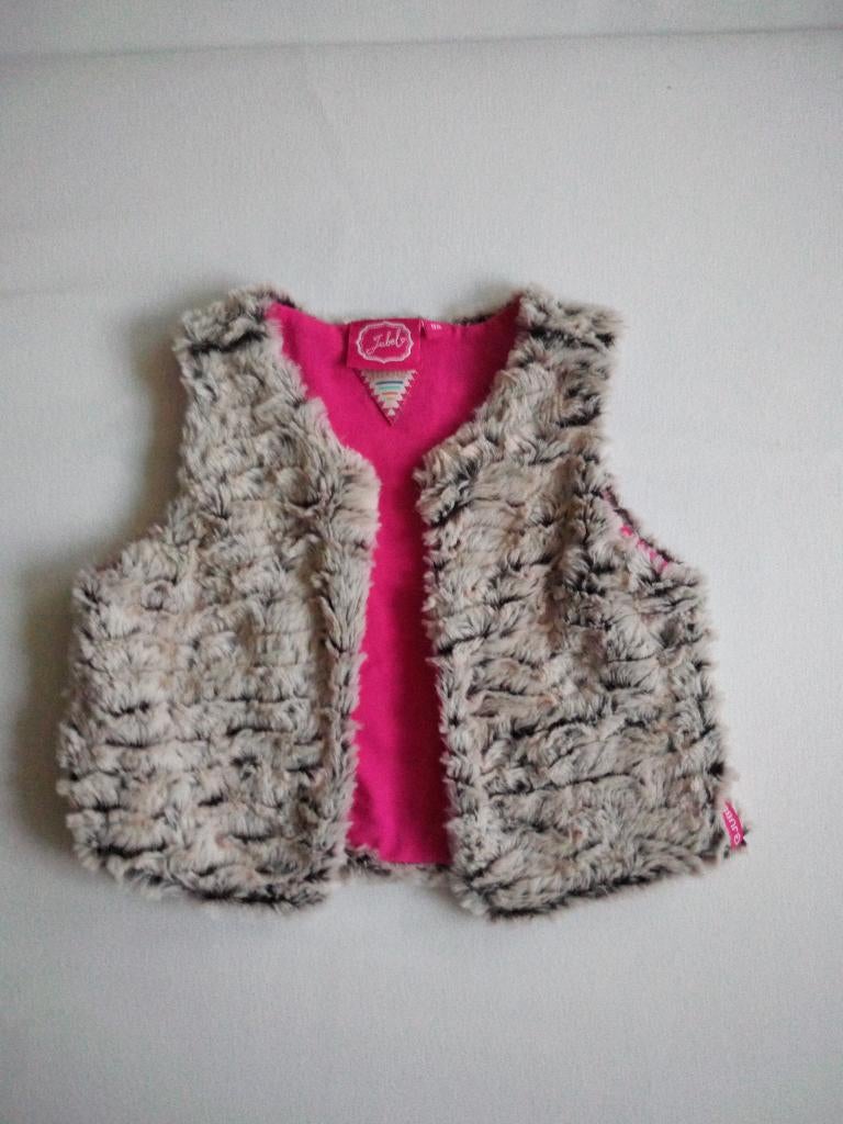 nieuw bont vestje jubel 98, Meisje, Trui of Vest, Ophalen of Verzenden, Zo goed als nieuw
