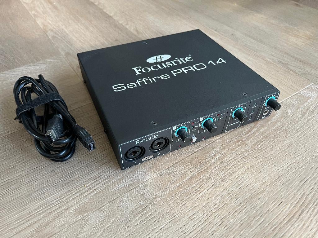 Focusrite Saffire Pro 14 FireWire Audio Interface, Ophalen of Verzenden, Zo goed als nieuw, Audio