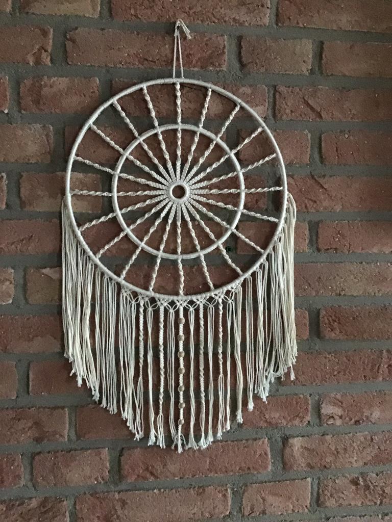 Macramé hanger, Ophalen of Verzenden, Zo goed als nieuw