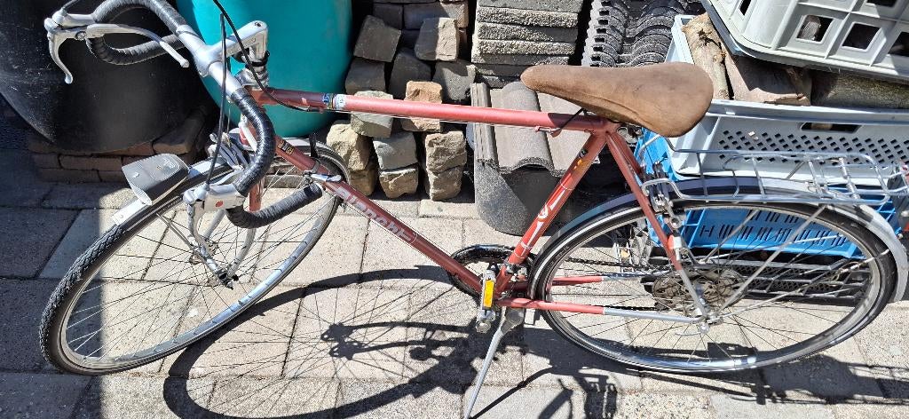 Vinted bianchi racefiets uit (1973) 27 inch, Fietsen en Brommers, Fietsen | Racefietsen, Gebruikt, 10 tot 15 versnellingen, Aluminium